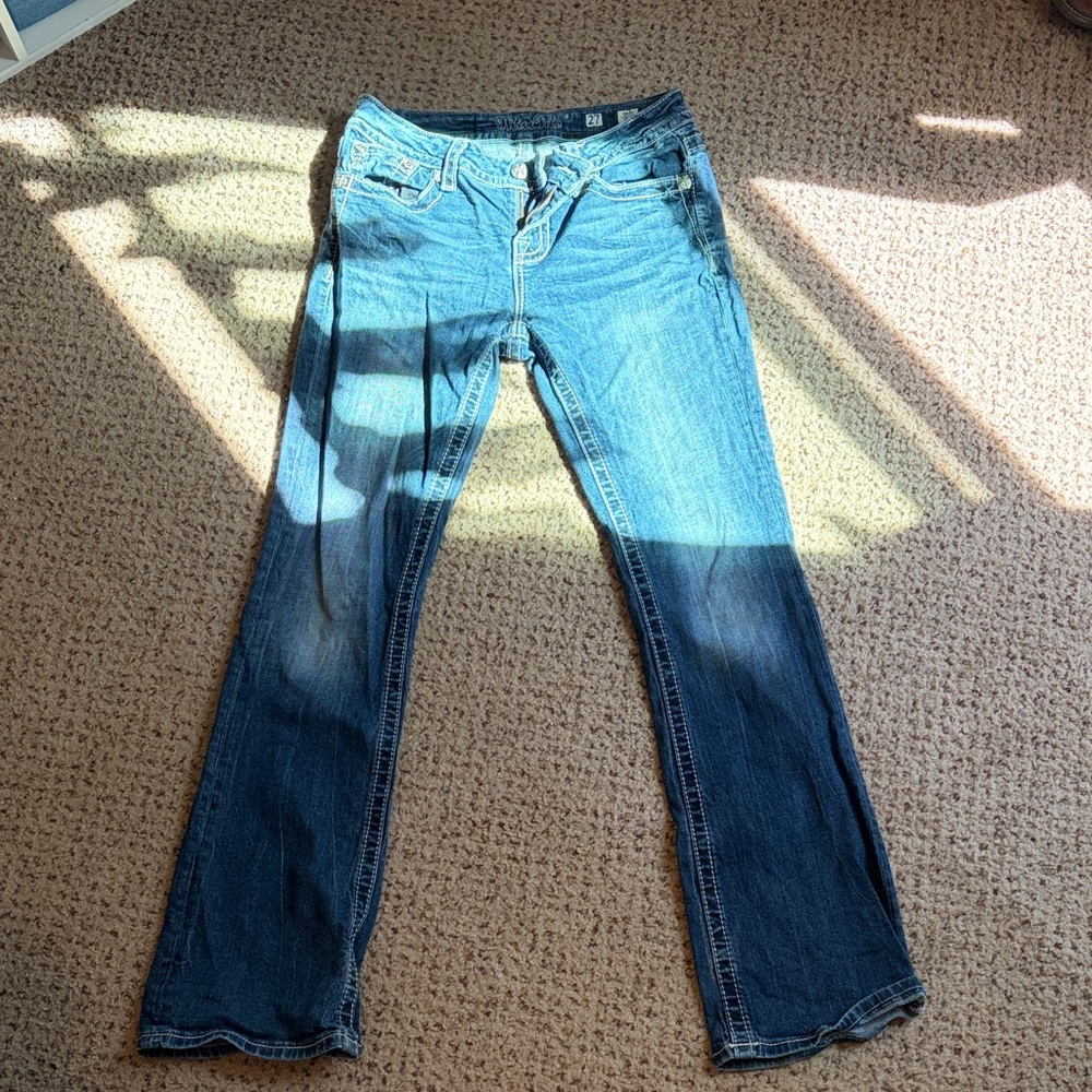 Miss Me Blue Straight Leg Jeans